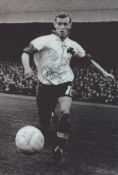 Celtic Lisbon Lion Bobby Lennox signed 12x8inch black and white photo. Good condition Est.