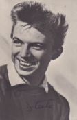 Tommy Steele signed 5.5x3.5 inch black and white photo. Good condition Est.