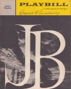 Raymond Massey signed 'J. B.' Playbill. Good condition Est.