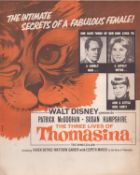 Walt Disney The Three Lives of Thomasina 1963 movie programme number 853. Good condition Est.