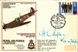 Harbourne Mackay Stephen, CBE, DSO, DFC, AE signed FDC. 31st Anniversary of The Battle of Britain