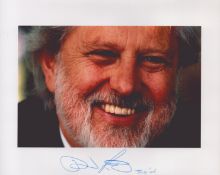 David Puttnam signed 10x8inch colour photo. Good condition Est.