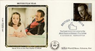 David Niven in the Pink Panther British Film Year Benham FDC PM British Film Year The David Niven
