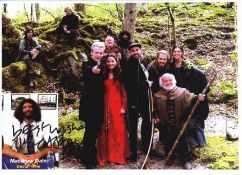 Mathew Dale signed 12x8inch Dr Who Colour photo. Good condition Est.