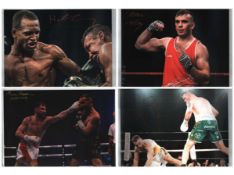 Boxing Collection, printed autograph prints, Padraig McCrory, Maxi Hughes, Kieran Molloy and 1