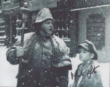 Mark Lester signed 10x8 inch black and white photo. Good condition Est.