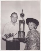 Bob Hope signed 10x8inch black and white photo. Good condition Est.