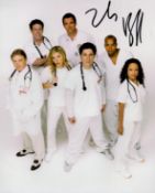 Scrubs Zach Braff signed cast 10x8 inch photo. Good condition Est.