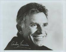 Anthony Franciosa signed 10x8 inch black and white photo. Good condition Est.