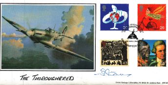 Frank Reginald Carey signed FDC. The Thoroughbred. Four Stamps plus single Post Marked 02.02.99.