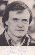 James Bolam signed 6x4inch black and white photo. Good condition Est.