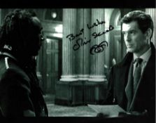 Oliver Skeete signed 10x8 James Bond black and white photo. Good condition Est.