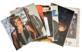 Entertainment approx 10 signed photos of various sizes including names of Jamie Cullum, Billy Ray