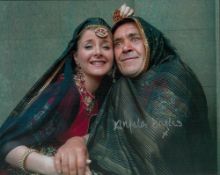 Angela Douglas signed 10x8 inch Carry On colour photo. Good condition Est.