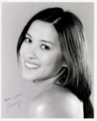 Jasmine Lawson signed 10x8 inch black and white photo. Good condition Est.