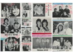 15 x signed magazine cut outs Assorted Musician, Country Music, Singers and bands. Jon Derek '