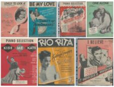 Vintage Music programme collection. Over 10 in collection appx. Good condition Est.