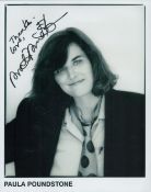 Paula Poundstone signed 10x8 black and white photo. Poundstone (born December 29, 1959) is an