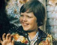Jimmy Osmond signed 10x8 inch colour photo. Good condition Est.