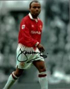 Danny Wallace signed Manchester United 10x8 colour photo. Good condition Est.