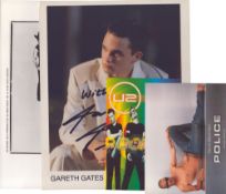 Entertainment Signed photo collection, Neil Hannon, Ant and Dec, Lamont Dozier and more, 5 plus in