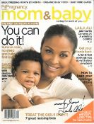 Laila Ali signed magazine front cover of Mom and Baby. (Front cover only). Good condition Est.