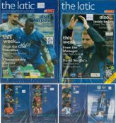 Football Collection of The Latic 2 x programmes Coca Cola Championship Wigan Athletic v Leicester