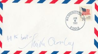 WWII Wing Com Micheal Crossley DSO, OBE, DFC signed cover PM Washington DC Jun 6, 1980, 20013.