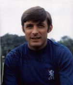 Bobby Tambling signed 12x8 inch colour photo pictured during his time with Chelsea. Good condition