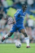 Football Shaun Wright Phillips signed 12x8 inch colour photo pictured in action for Chelsea. Good