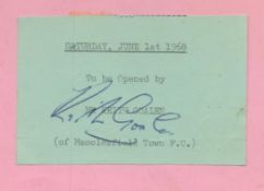 Keith Goalen small signature piece. Good condition Est.