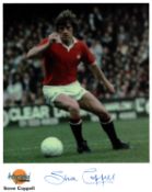 Steve Coppell Signed 10x8 Autographed Editions Page Excellent condition. Good condition Est.