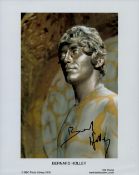 Bernard Holley signed 10x8 inch colour BBC 1Oth Planet Dr Who photo. Good condition Est.