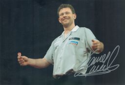 Darts James Wade signed 12x8 inch colour photo. Good condition Est.