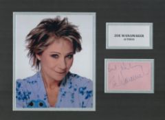 Zoe Wanamaker 16x12 mounted signature piece. Wanamaker CBE is an American British actress who has