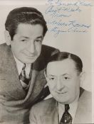 The Howard Brothers, a signed and dedicated 9.5x7 vintage photo. Willie Howard (1883-1949) and