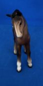 Beswick Royal Doulton Horse Figurine bay coloured Foal. Vintage Beswick model number 728. 5 inch