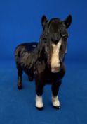 Beswick Royal Doulton Horse Figurine. Woolly Shetland Pony. Designed by Arthur Gredington. 5 inch