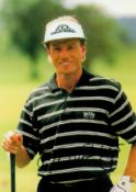 Golf Bernhard Langer signed 6x4inch colour photo. Good condition. All autographs come with a
