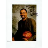 NBA Clark Kellogg signed 10x8inch colour photo. Good condition. All autographs come with a