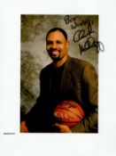 NBA Clark Kellogg signed 10x8inch colour photo. Good condition. All autographs come with a