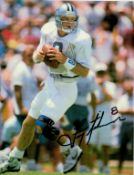 NFL Troy Aikman signed 12x8inch Dallas Cowboys colour photo. Good condition. All autographs come