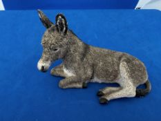 Best of Breed Grey Donkey Figurine by Nature Craft 