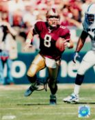 NFL Steve Young signed 10x8inch San Francisco 49ers colour photo. Good condition. All autographs