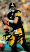 NFL Ben Roethlisberger signed 5x3inch Pittsburgh Steelers colour photo. Good condition. All