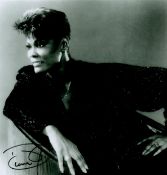 Dionne Warwick, American singer, actress, and television host. Signed 8x8 inch photo. During her