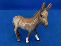 Beswick Royal Doulton Donkey Figurine. Vintage Beswick model 2267A. 5 inch tall appx. Good