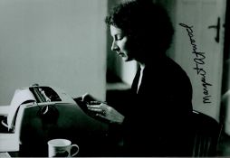 Margaret Atwood, a signed 12x8 inch photo. A very popular novelist who has written over forty books,