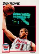 NBA Sam Bowie signed 4x3inch Nets colour trading card. Good condition. All autographs come with a