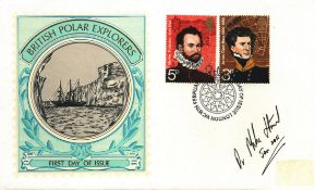 Dr Mike Stroud signed British polar explorers FDC. Good condition. All autographs come with a